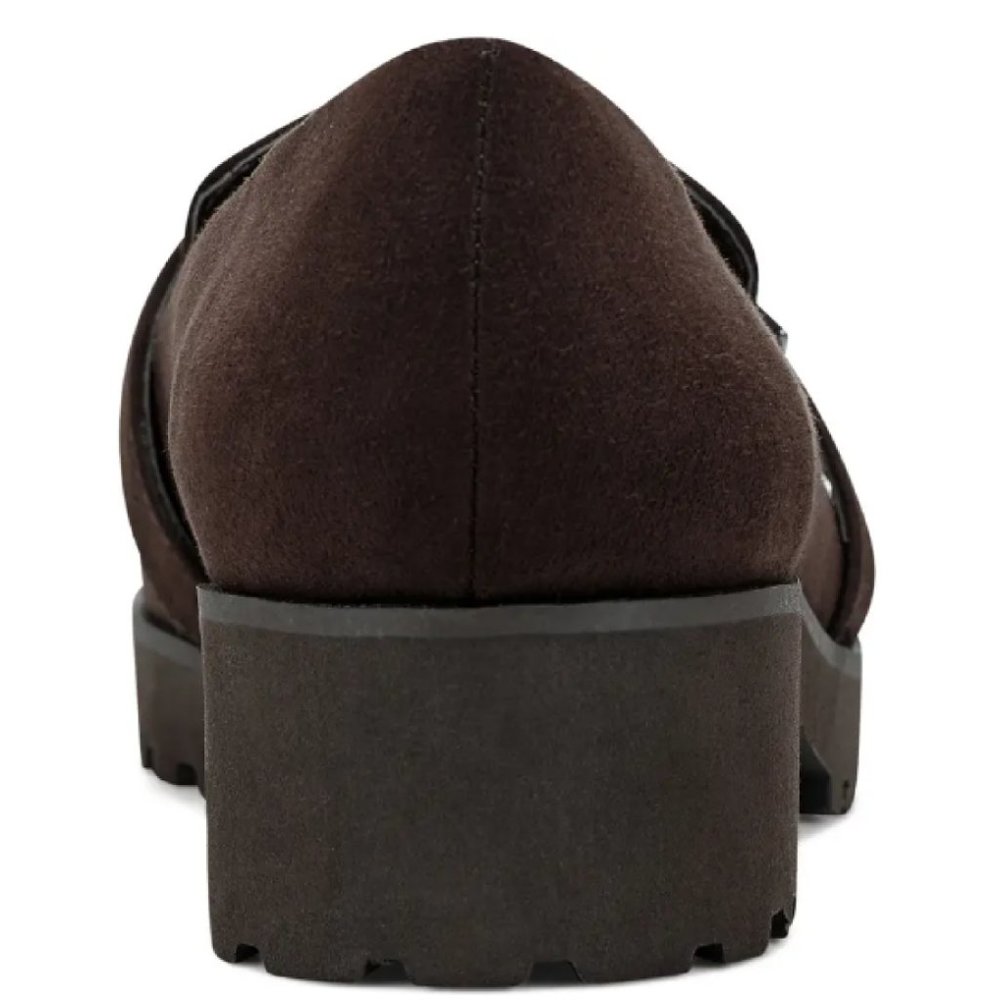 Easy Spirit Waverlie Loafer Women 7.5 Brown Lug Sole Comfort Slip On Shoe - Picture 6 of 11